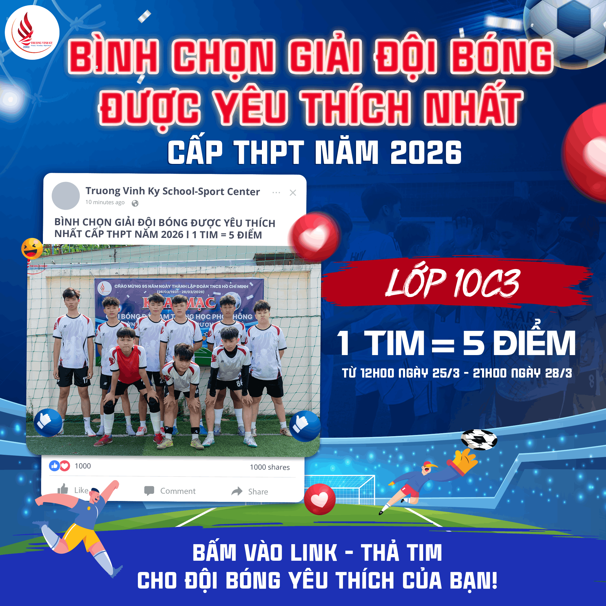 bóng đá trương vĩnh ký trung học phổ thông 2