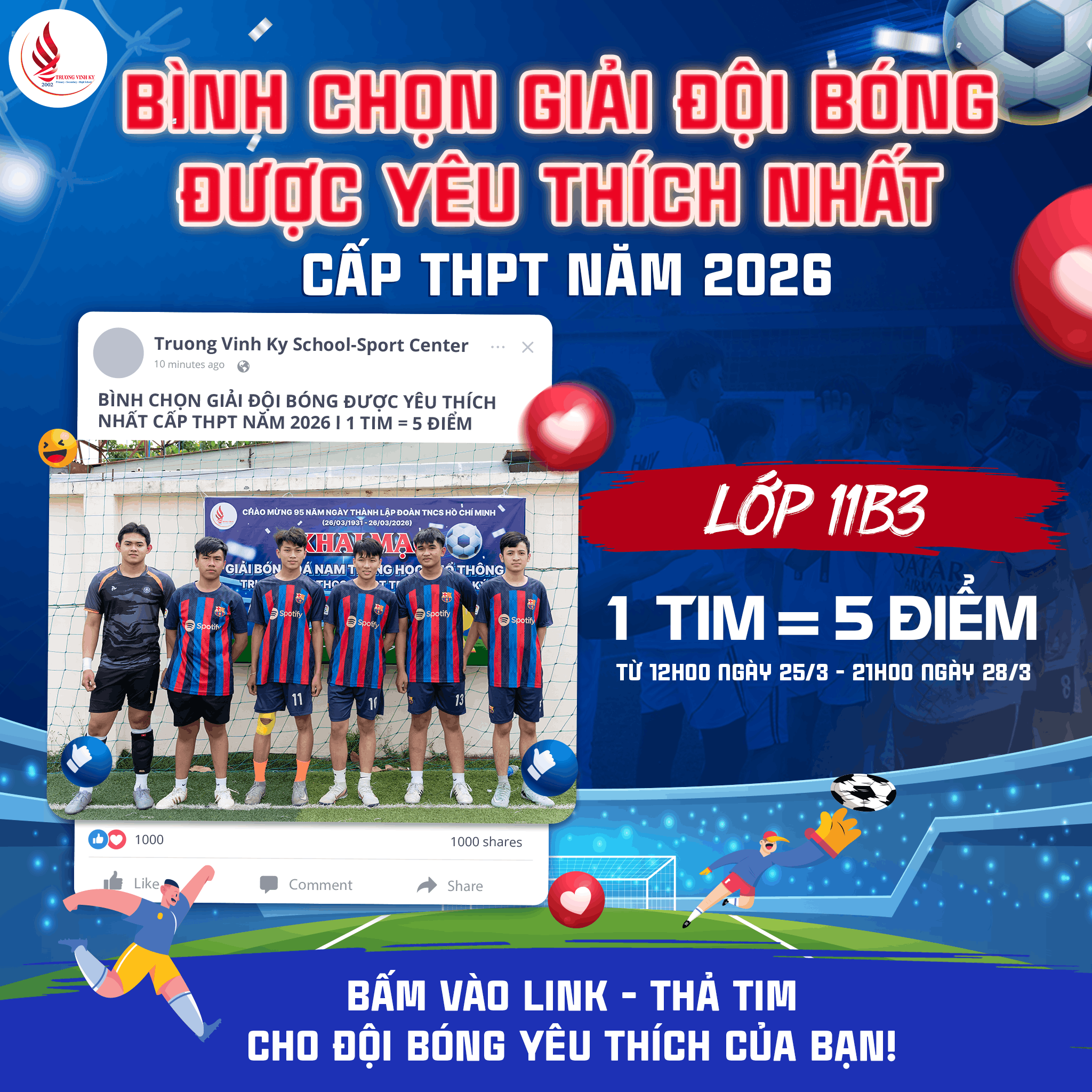 bóng đá trương vĩnh ký trung học phổ thông 7