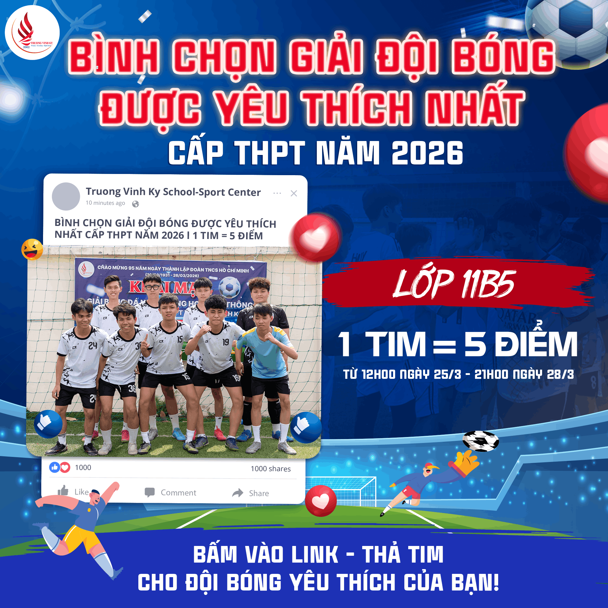 bóng đá trương vĩnh ký trung học phổ thông 9